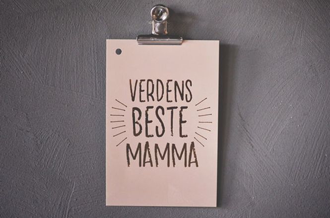 Hovedbilde KORT Verdens beste mamma