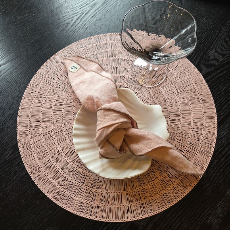 Dekkebrikke pvc rosa