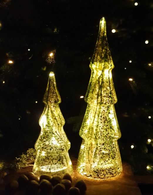 Hovedbilde Juletre glass grønt stort