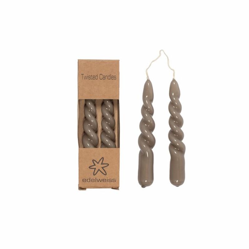 Lys twisted 2pk taupe