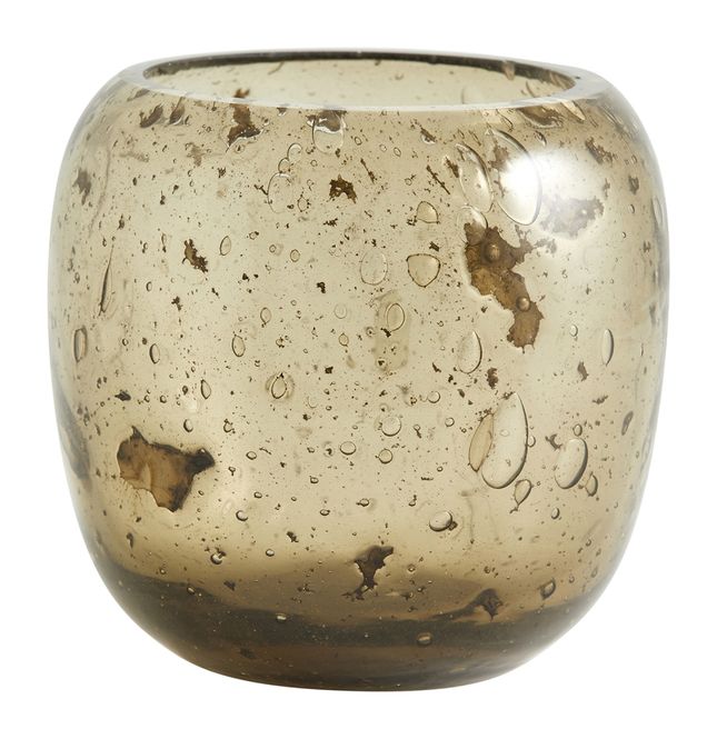 Hovedbilde Theo telysglass lysebrun