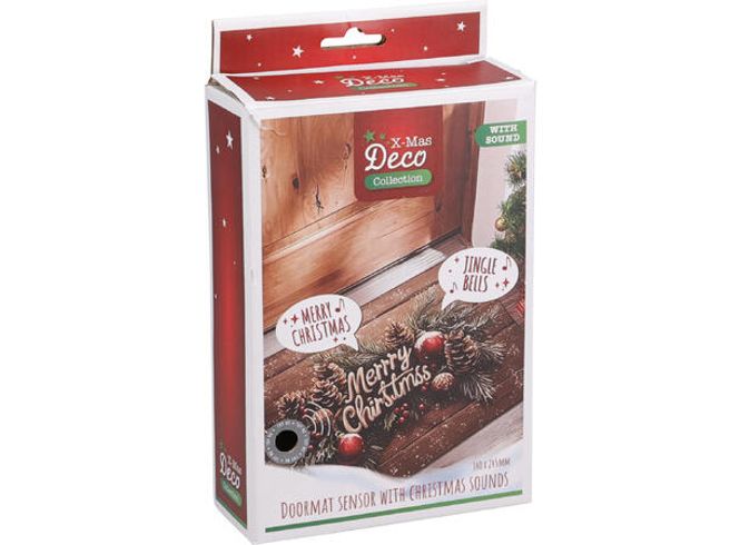Hovedbilde Dørmattesensor med julelyd ...
