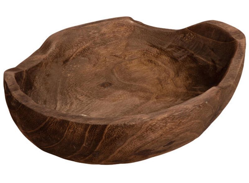Skål mørk brun paulowniatre