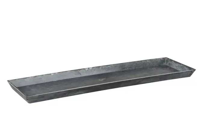 Hovedbilde Dekorfat sort avlangt poly